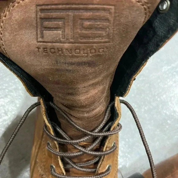 [8.5B]Ariat Brown WMN ATS  Lace Up Combat Boots - Picture 3 of 9